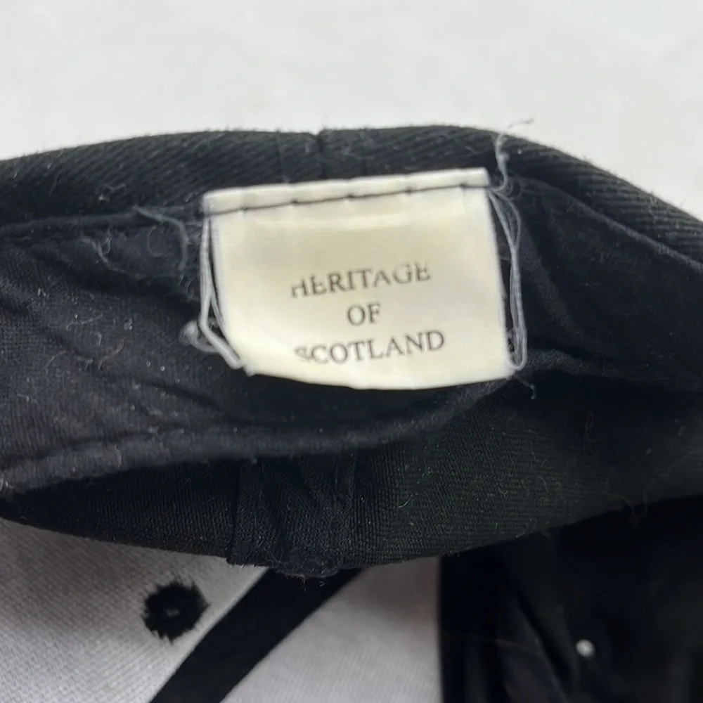 Scotland Black Baseball Hat Adjustable HT3344B